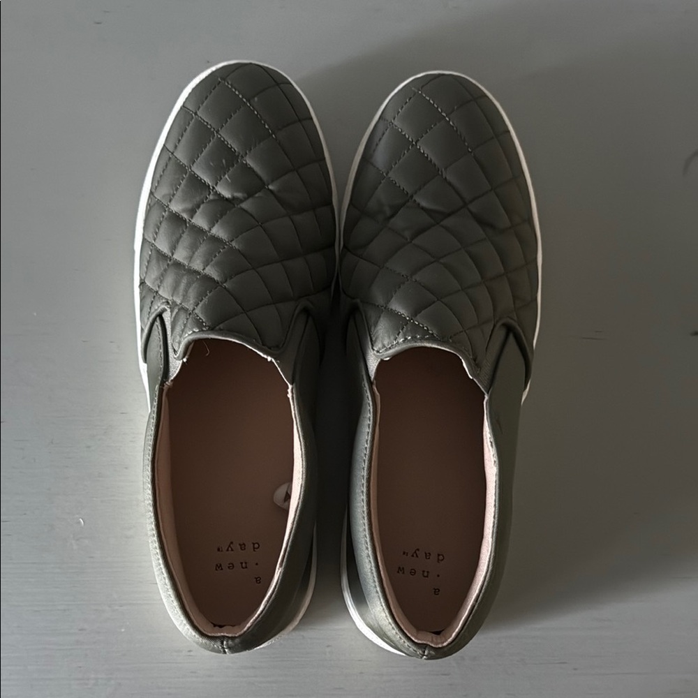 Quilted Slip-On Shoes